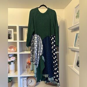 Custom patchwork dress